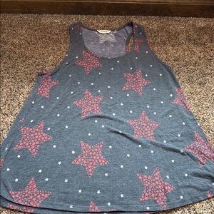Eesome Gray Top with Subtle Star Design